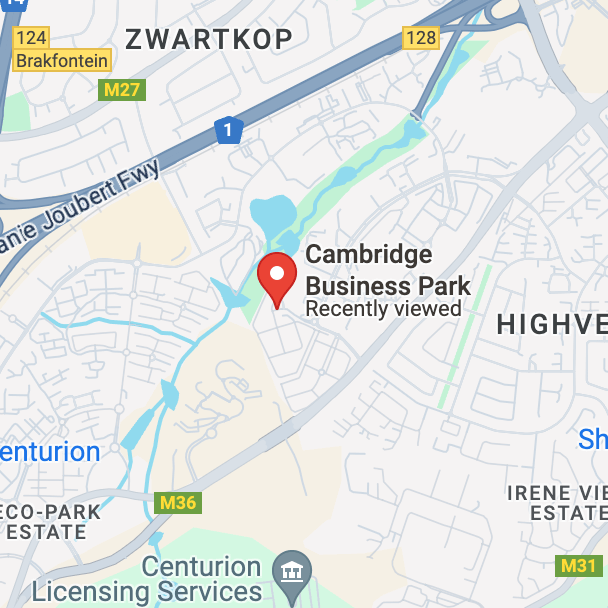 DVH offices pretoria map