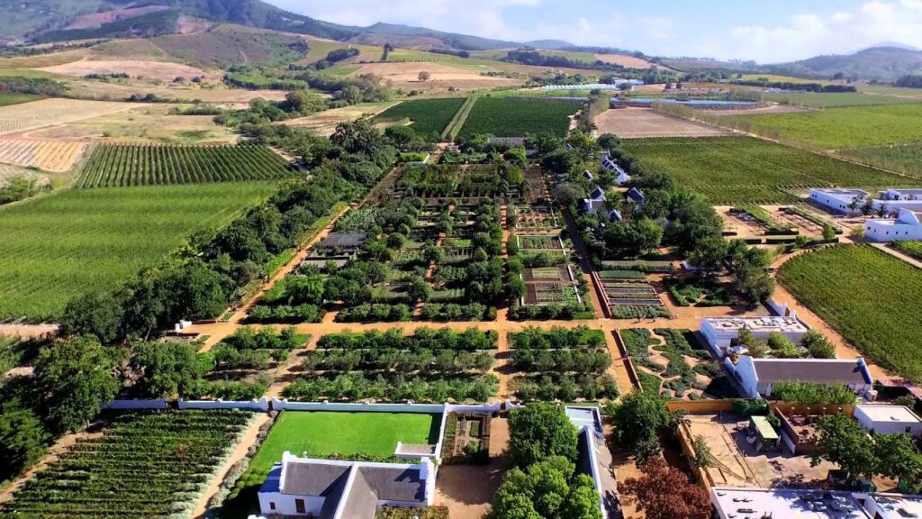Babylonstoren Arial View